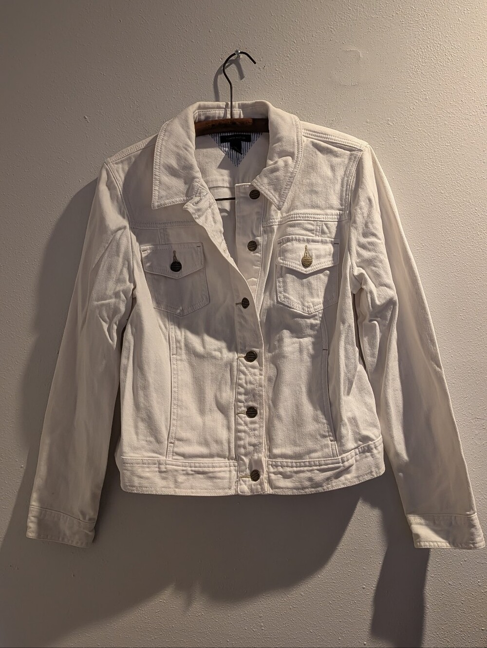 Tommy Hilfiger White Jean Jacket